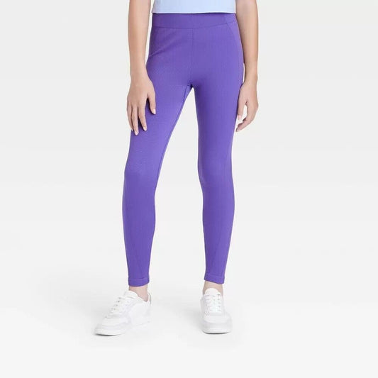All in Motion Girls' Seamless Leggings - Purple