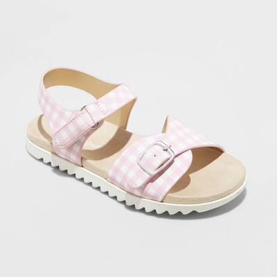 Toddler Girls' Shaelyn Footbed Sandals - Cat & Jack Pink 8