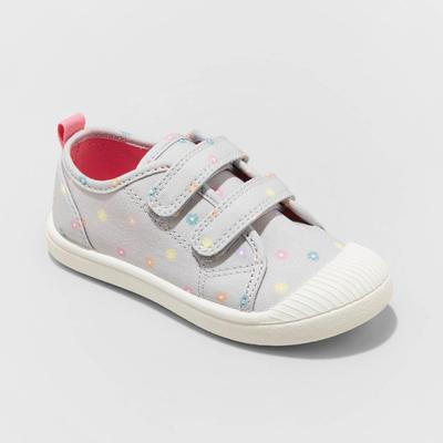 Toddler Parker Daisy Print Sneakers - Cat & Jack™ Floral Casual Lace-Up Shoes