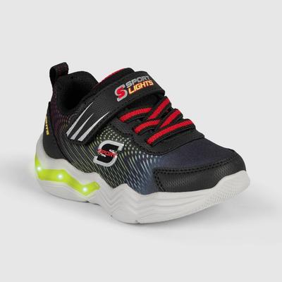 S Sport by Skechers Toddler Boys' Conor Light-up Sneakers - Black/Red 5T