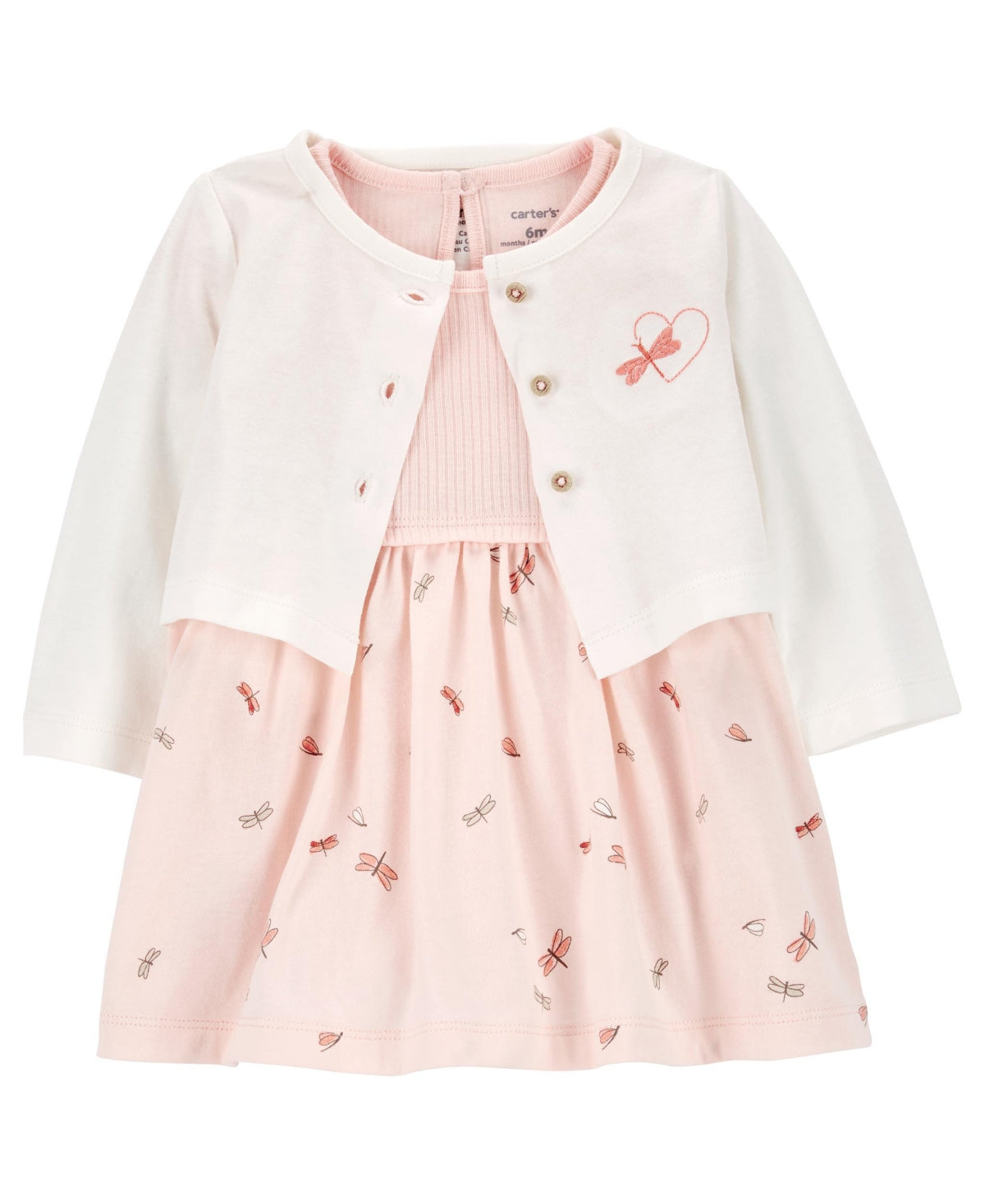 Carters Baby Girls Dress Set,  size 3 Months
