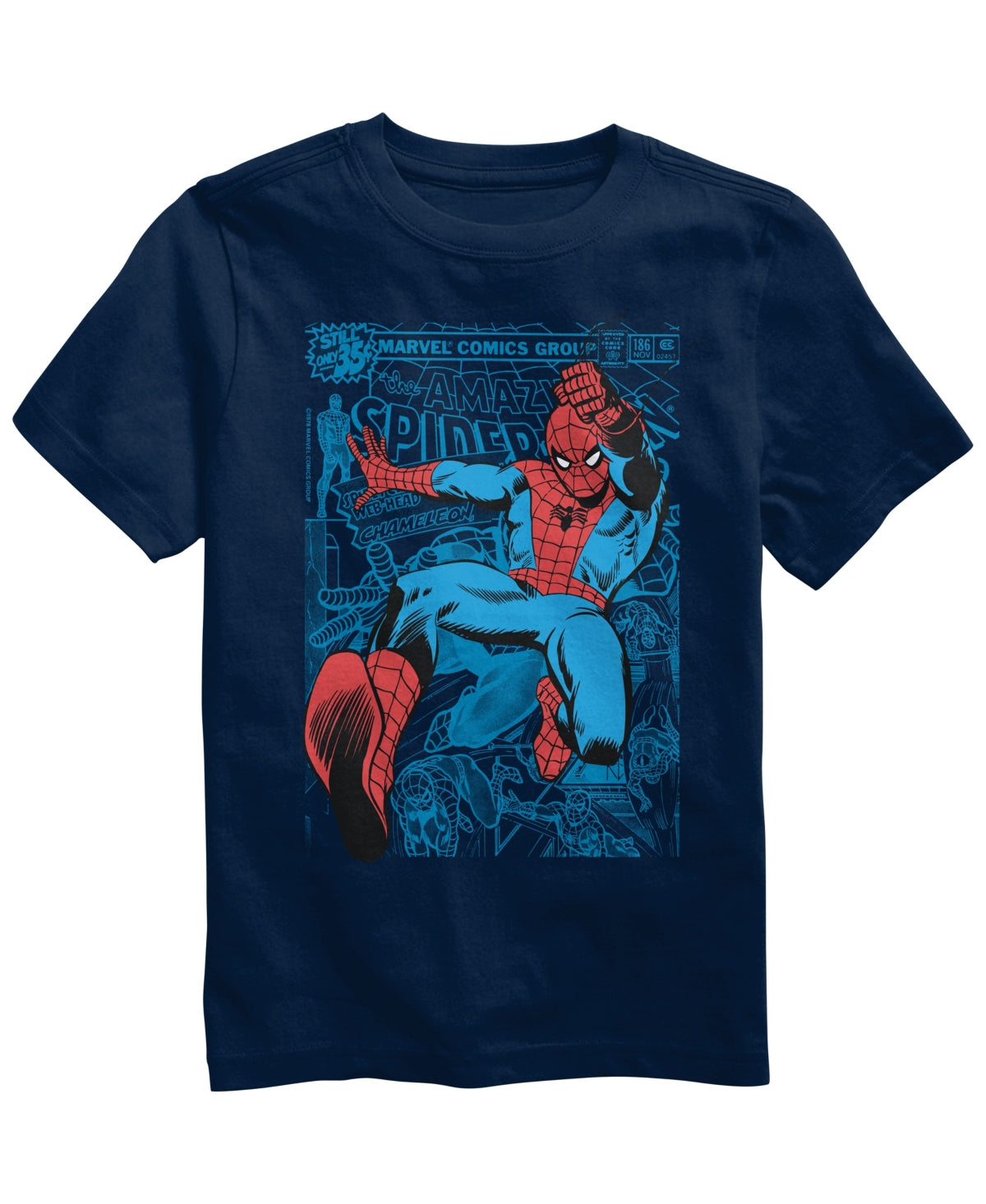 Hybrid Big Boys Spiderman Graphic Short Sleeve T-shirt