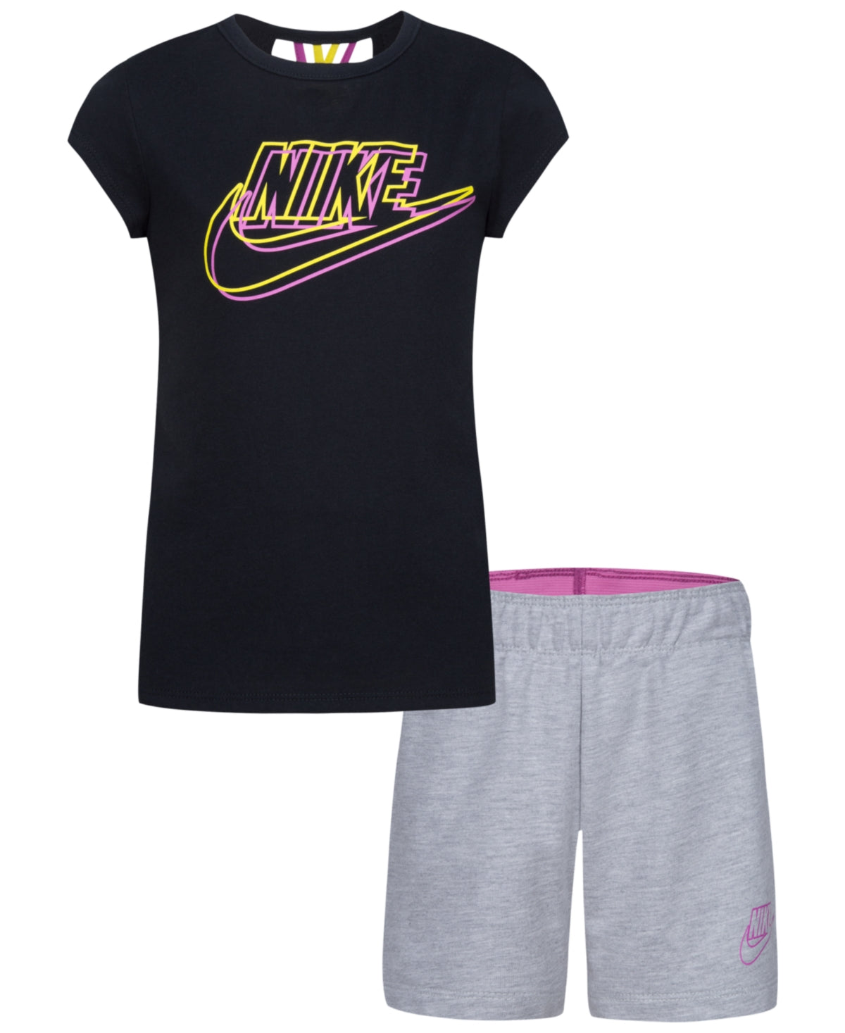 Nike girls T-Shirt Grey, Sets Size 3-4 Years