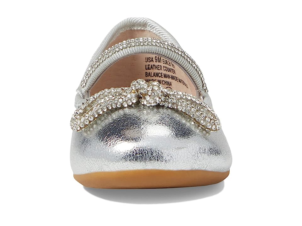 Nina Kendalla Crystal Ballet Flats, Big Kid Size 6