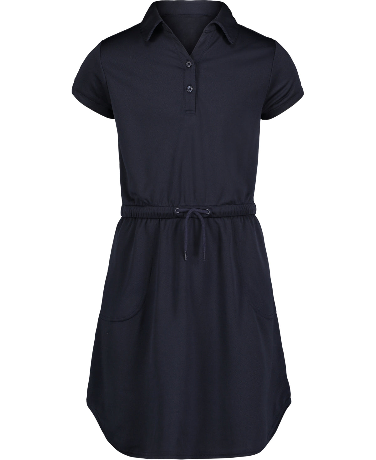 Nautica Girls' 4-6x Performance Short Sleeve Dress