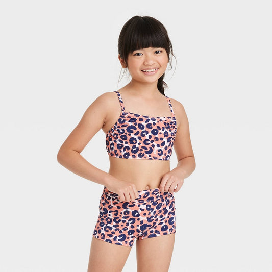 Cat & Jack Cute Cat Bikini Set, Size S girl