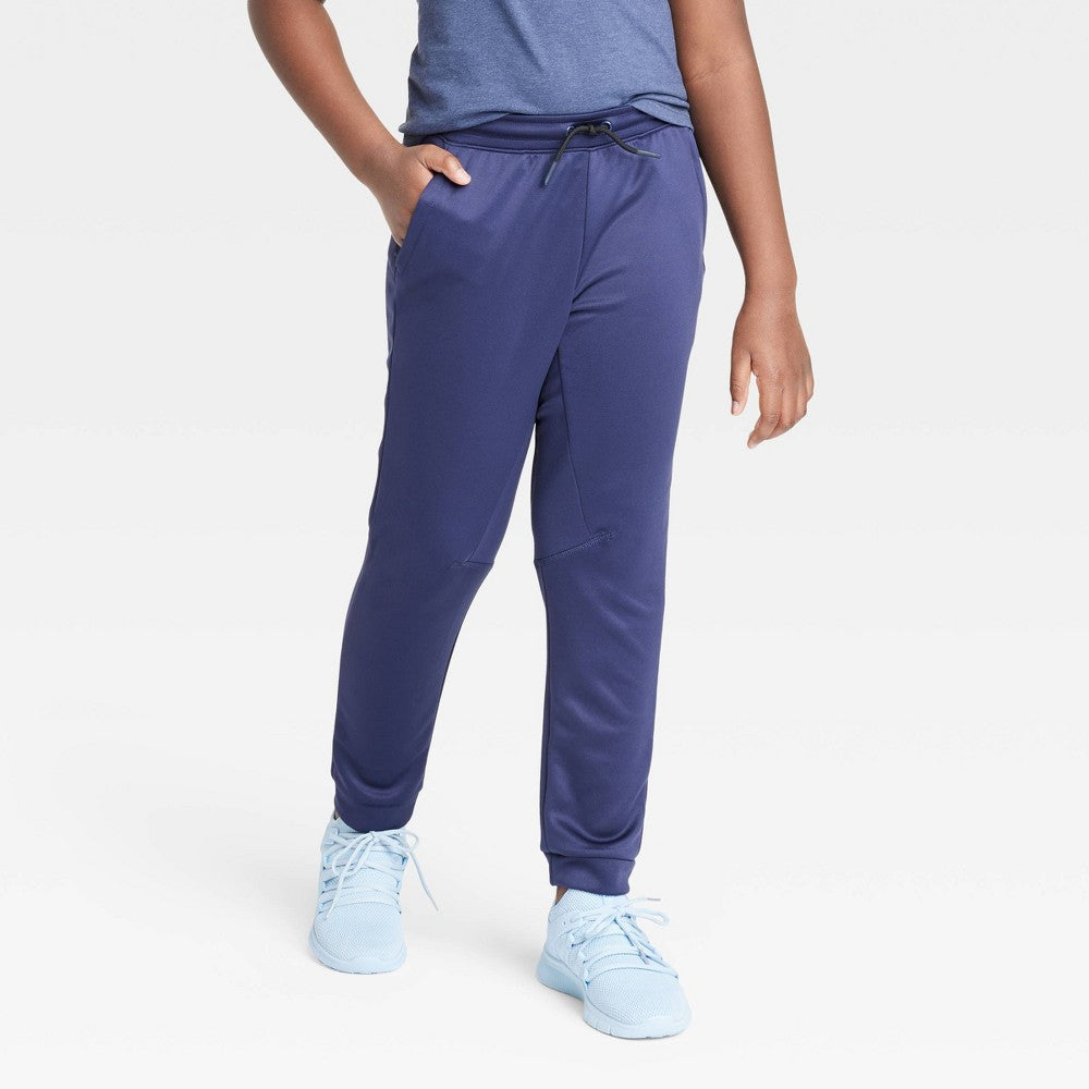 All In Motion Boys' Performance Joggers Navy Blue Size L