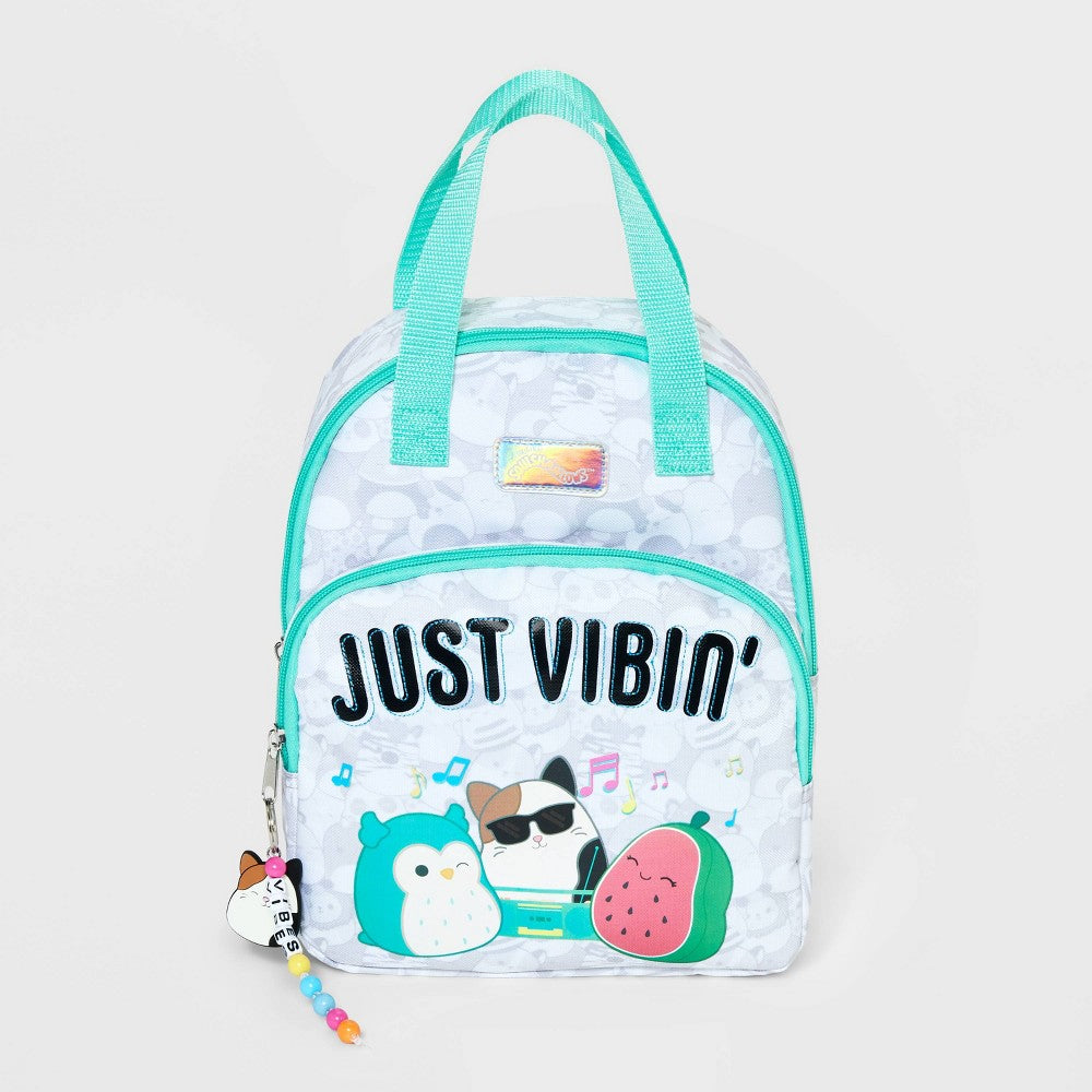 Squishmallows Just Vibin' Mini 11" Backpack - Light Gray