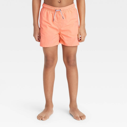 Art Class Boys' Orange Swim Trunks Size M