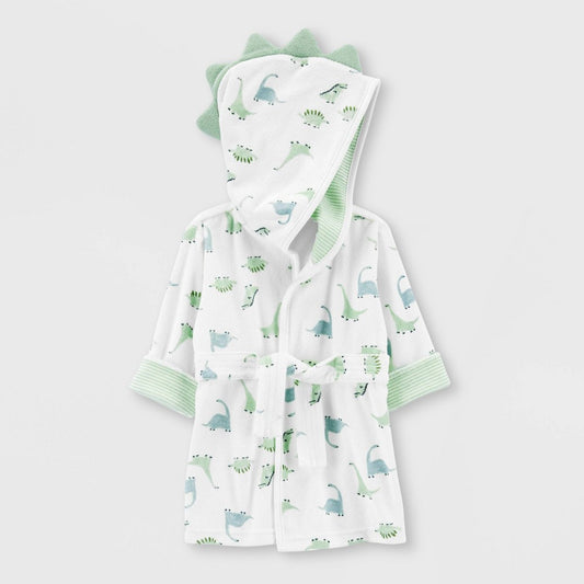 Carter's Just One You® Baby Boys' Dino Bath Robe - Green