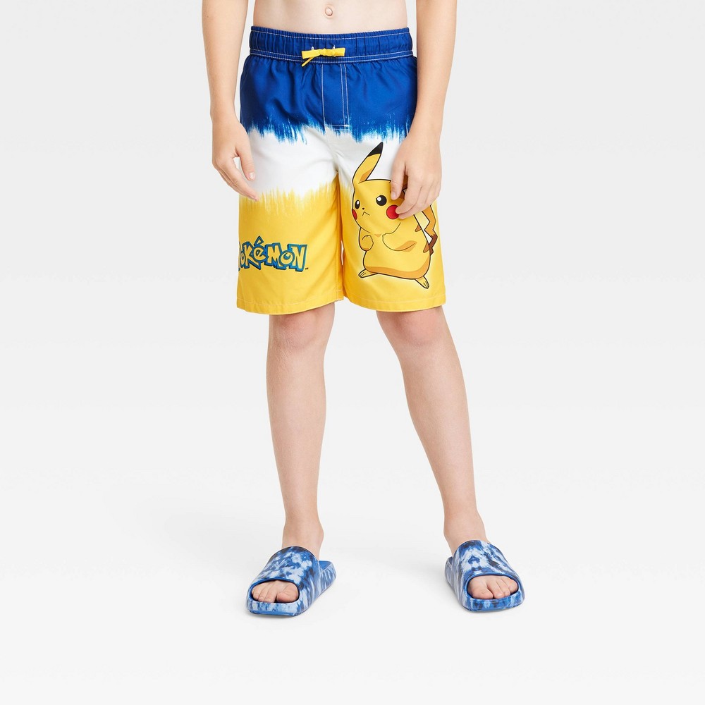 Boys' Pokemon Swim Shorts - Yellow S boy