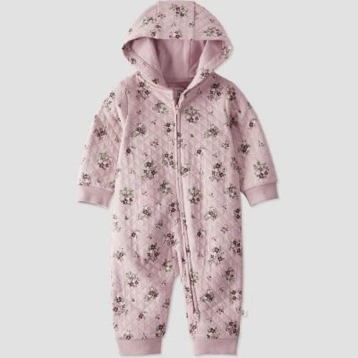 Little Planet by Carter's Organic Quilted Floral Jumpsuit, 3M girl
