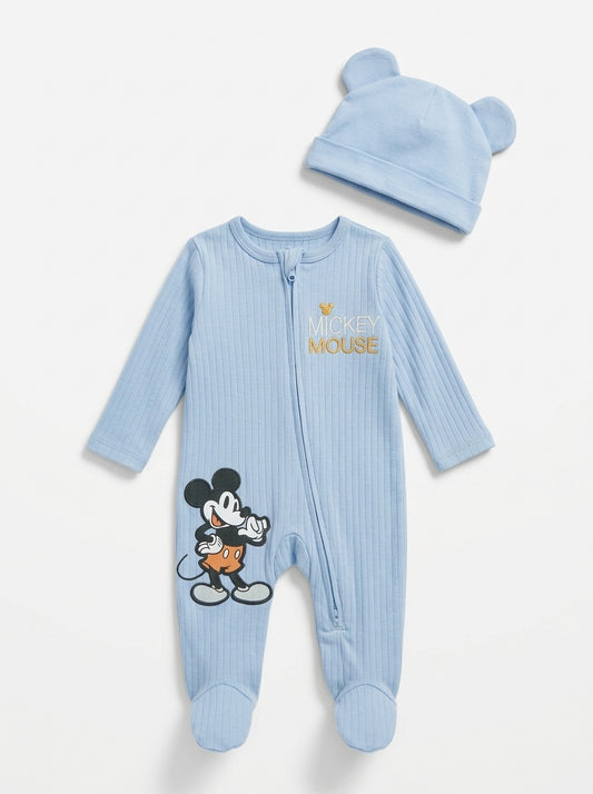 Disney Mickey Mouse Baby boy Sleepsuit Set 3M
