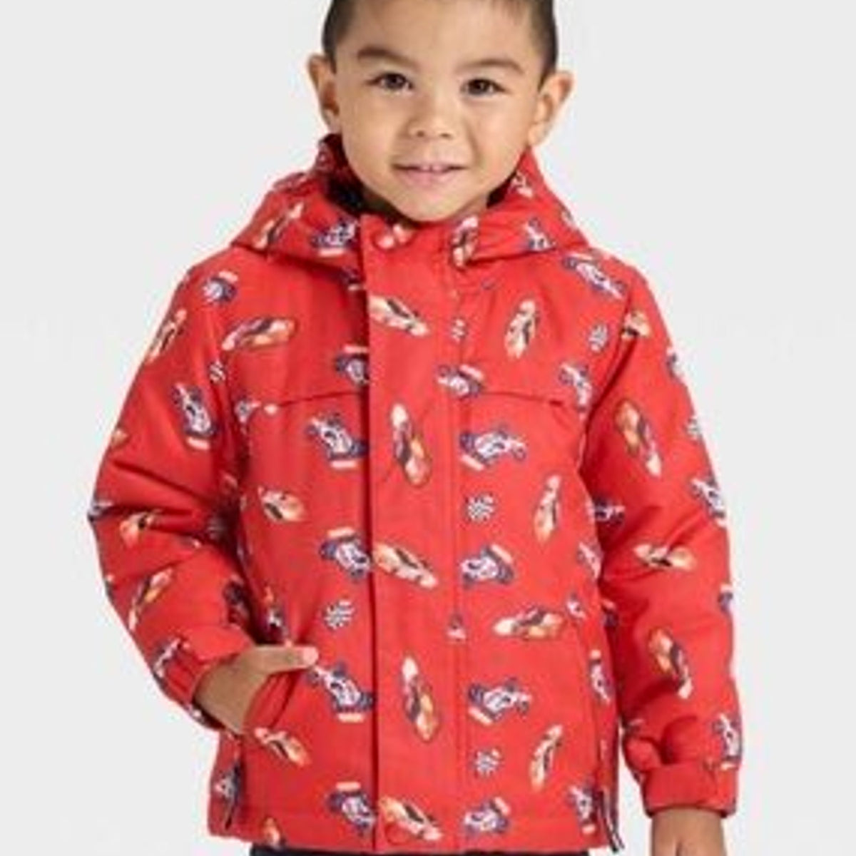 Toddler Boys' Racecar 3-in-1 Snowplay Jacket - Cat & Jack Red 2T