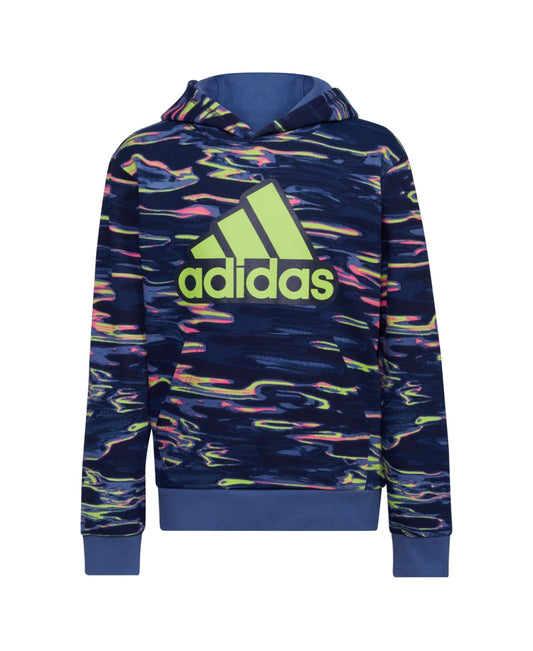 Adidas boys Liquid Camo Hoodie XL Navy