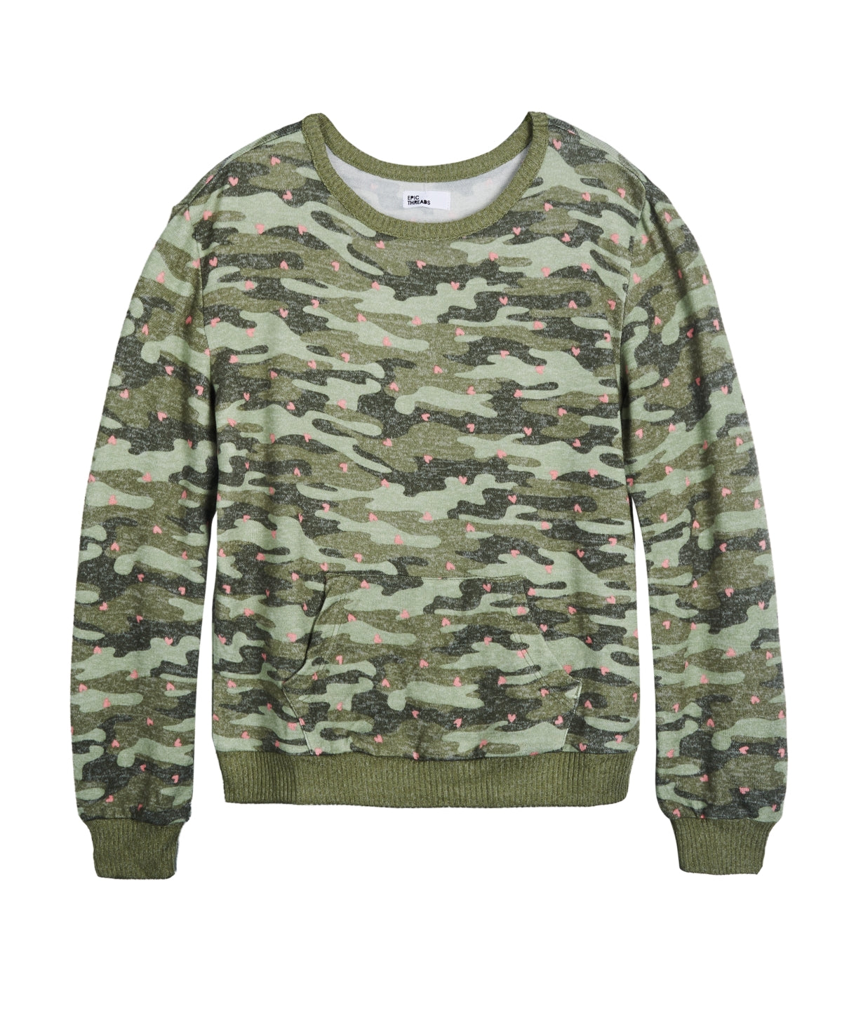 Epic Threads Girls' Long Sleeve Sweatshirt - L