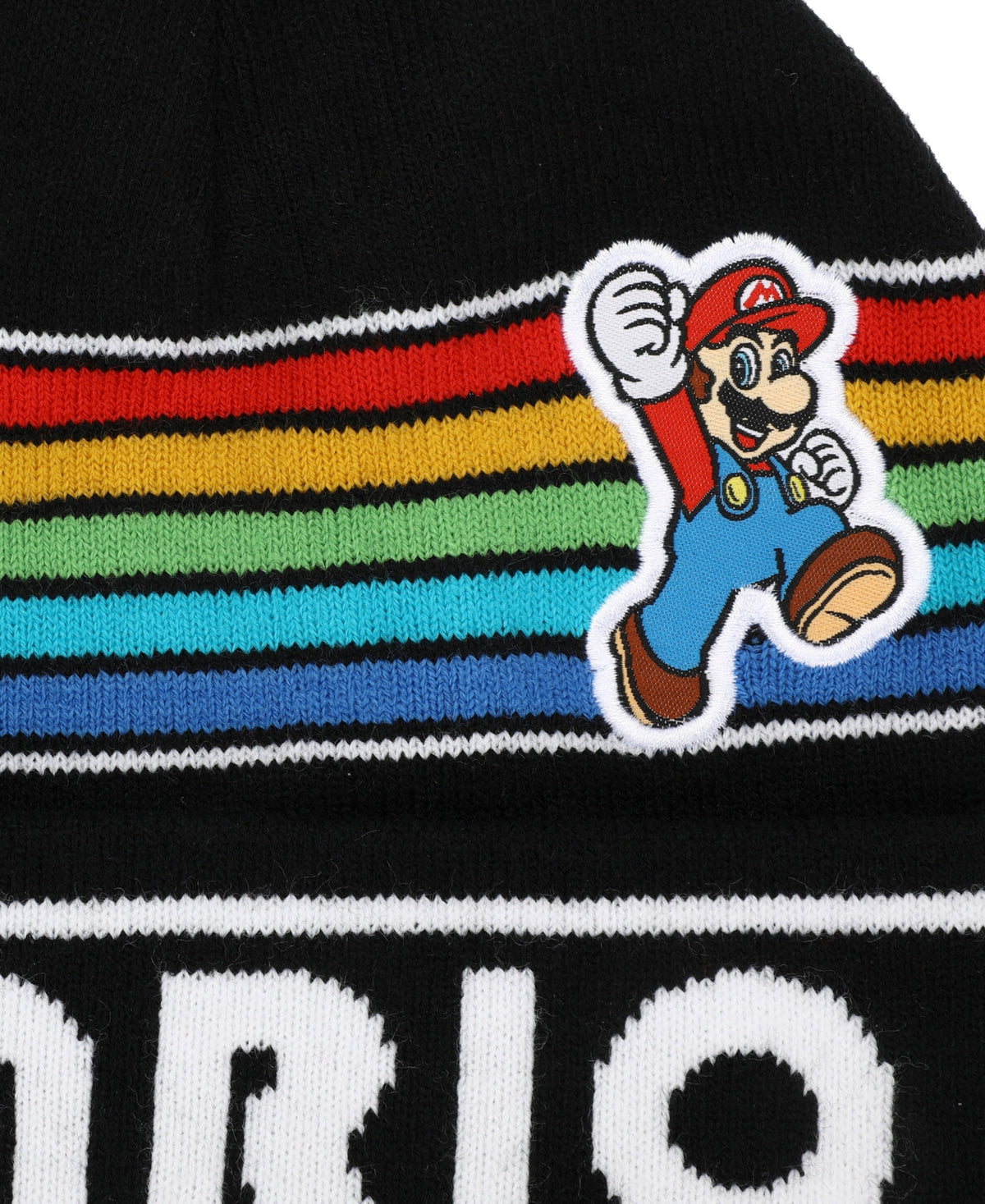 Nitendo Bioworld Mario Hat and Gloves Set, One Size - Black boys