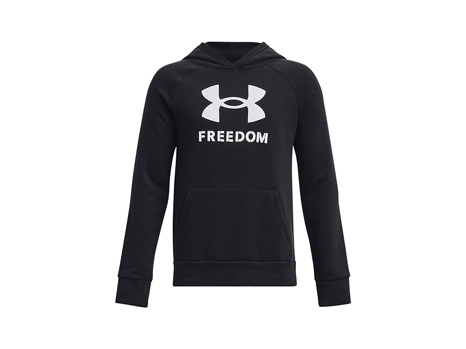 Under Armour Freedom Rival Logo Hoodie Black, Size L boys