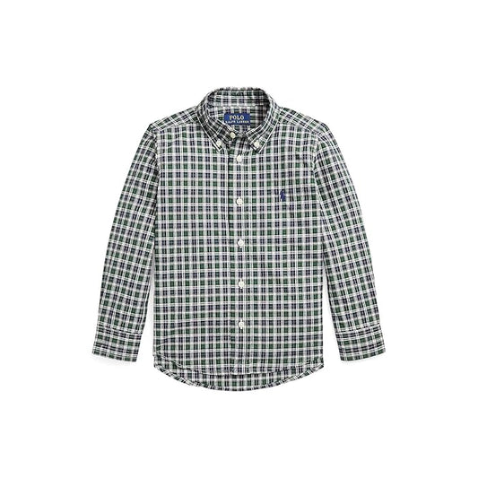 Polo Ralph Lauren boys Cotton Poplin Plaid Shirt 7