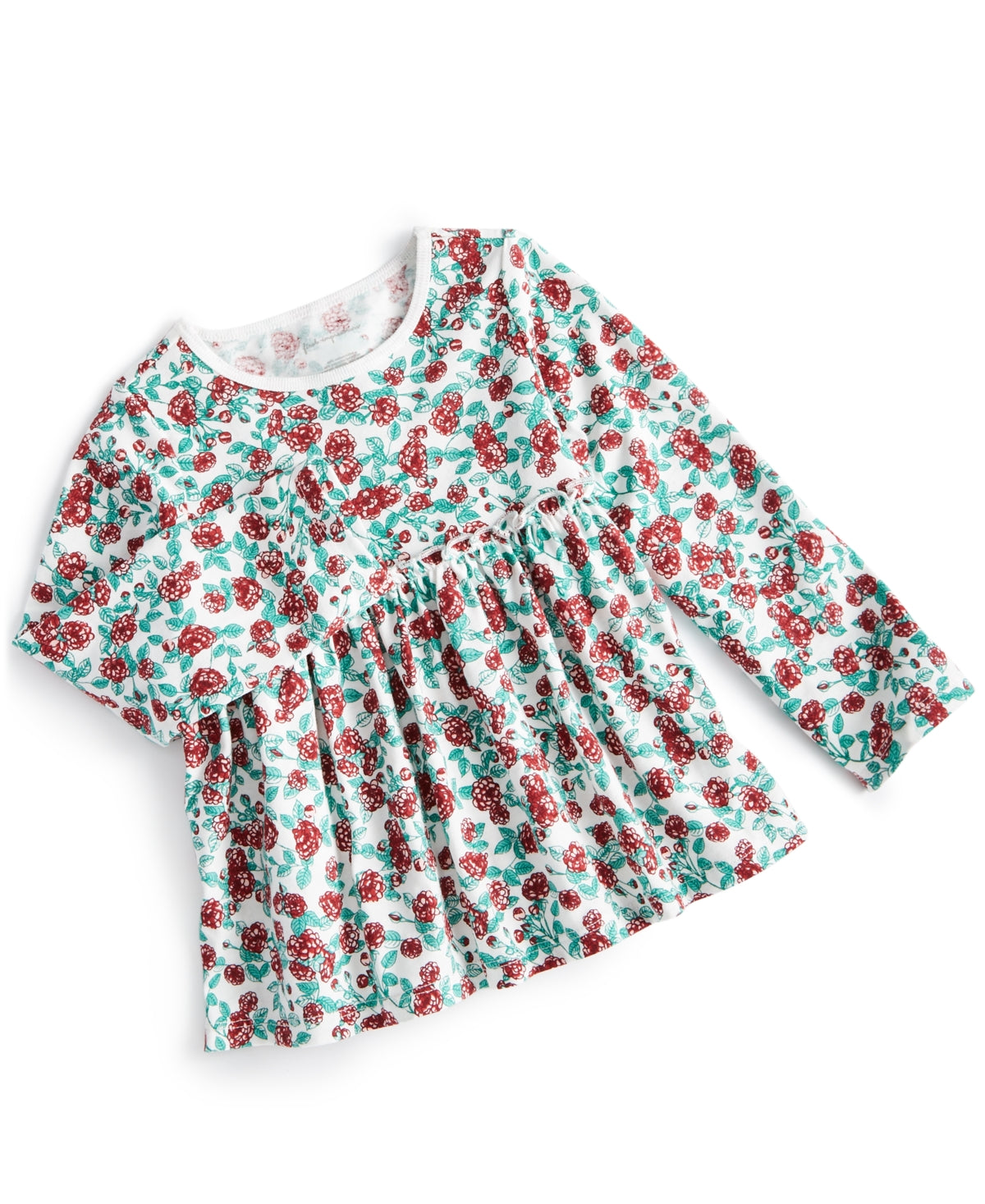 First Impressions Toddler Girls Roses Tunic - Angel White