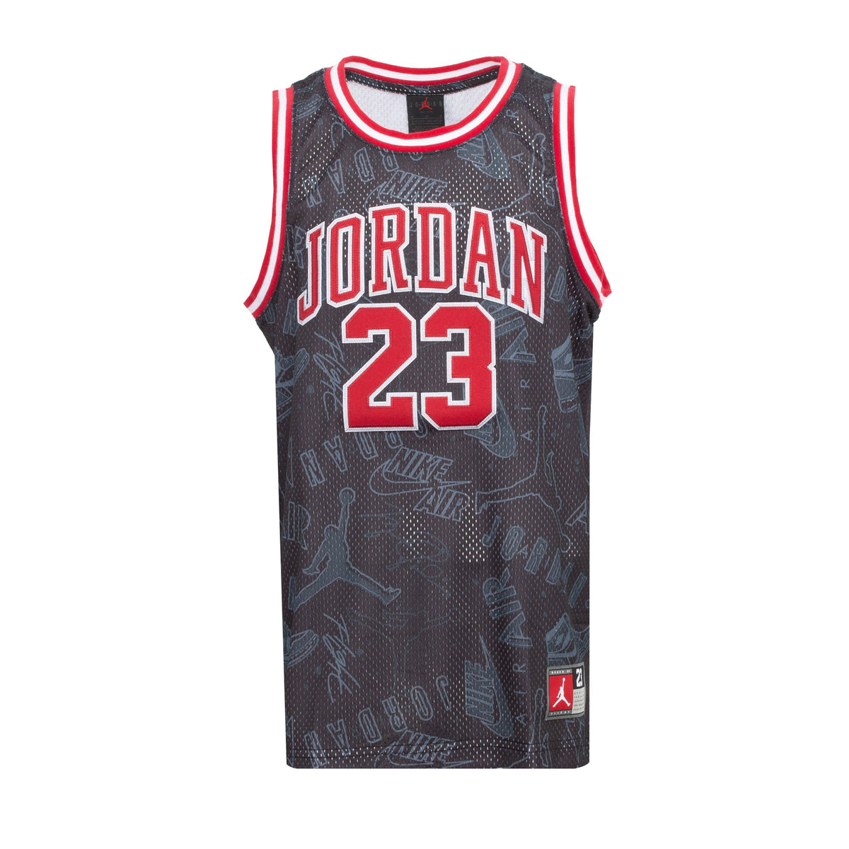 Jordan Big Boys 23 All-Over Print Short Sleeve Jersey L