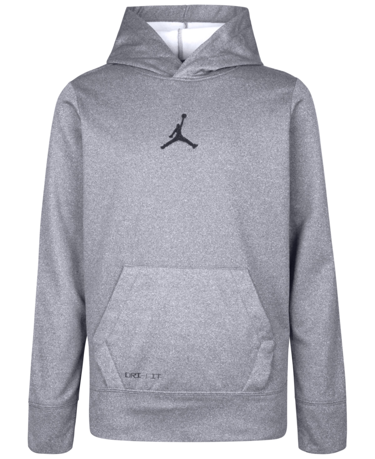 Jordan Big Boys Therma Pullover Hoodie - Carbon Heather