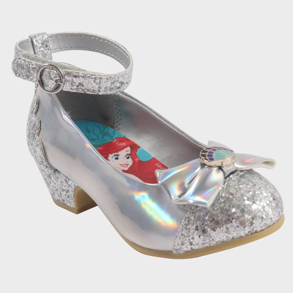 Disney Toddler Girls' Princess Ballet Flats Silver 9T