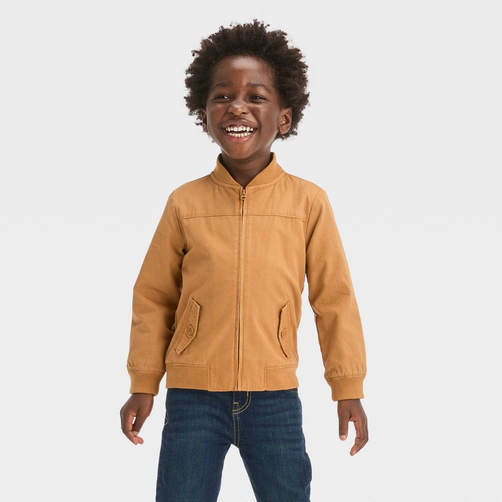 OshKosh B'gosh Toddler Boys' Bomber Jacket Brown 3T