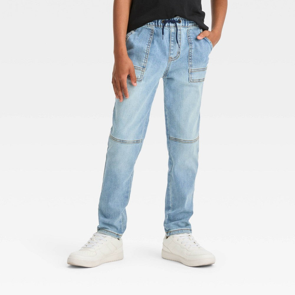 Art Class Boys' Super Skinny Jeans Size 4 Light Wash
