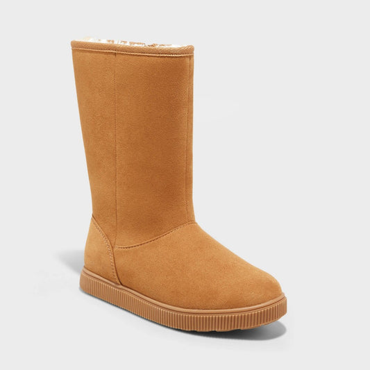 Girls' Natalia Shearling Style Boots - Cat & Jack Classic Girls' Winter Footwear