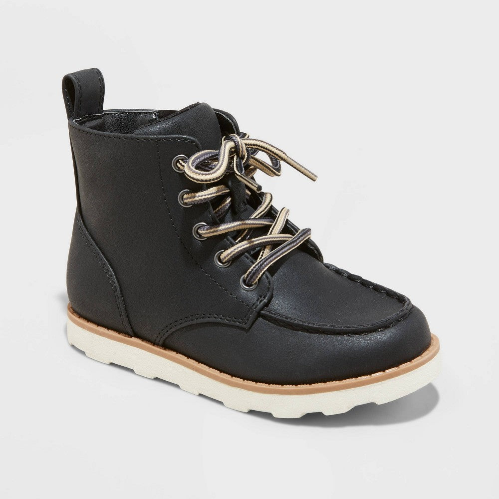 Toddler Boys' Greyson Boots Cat & Jack™ Rugged WaterproofPull-On Lace-Up Casual