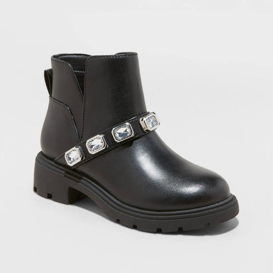 Girls' Catalina Chelsea Boots - Art Class™ Black 5