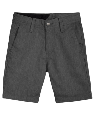 Volcom Chino Shorts, Big Boys - Charcoal Heather Size 24