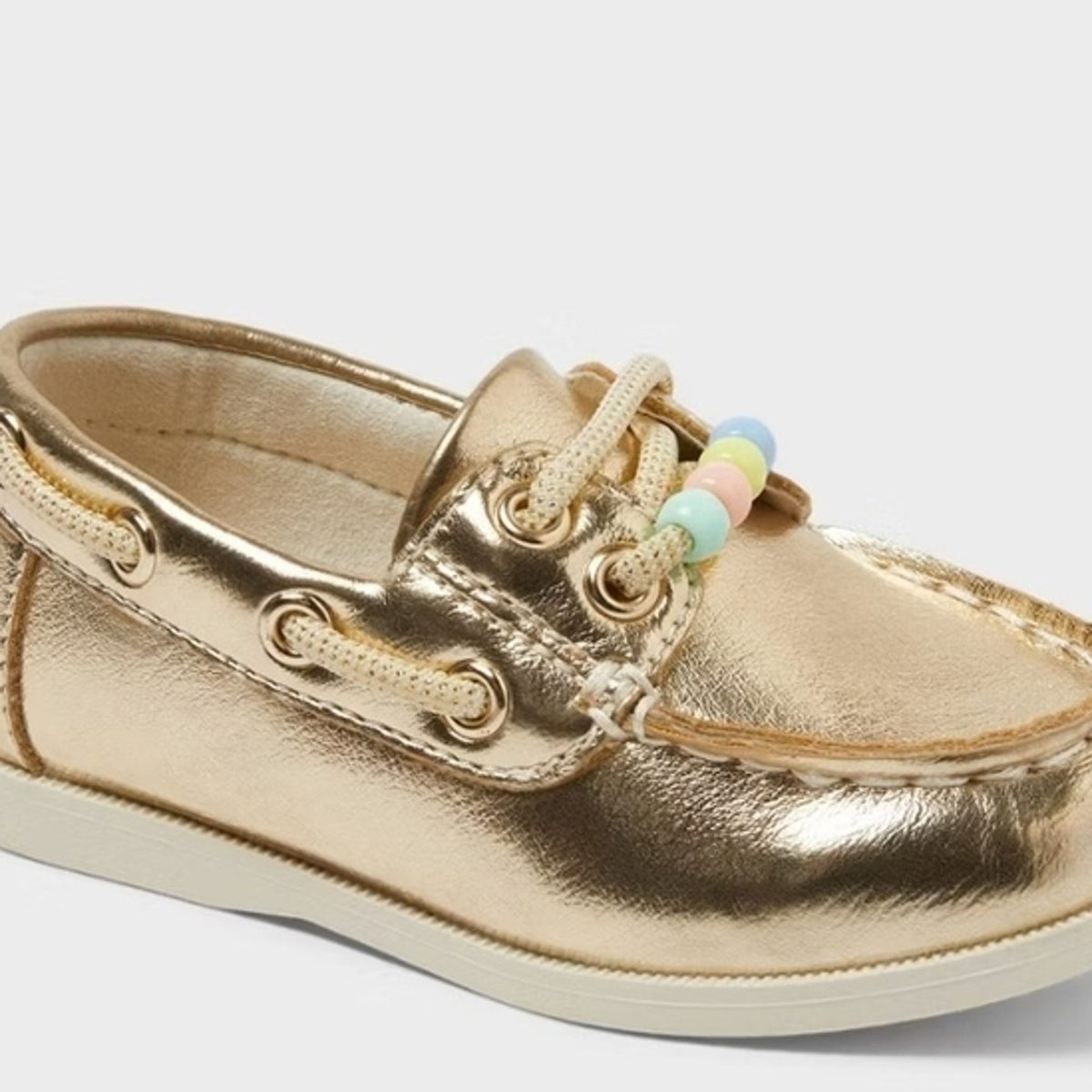 Cat & Jack Toddler Hampton Boat Shoes Gold 7T - Boys