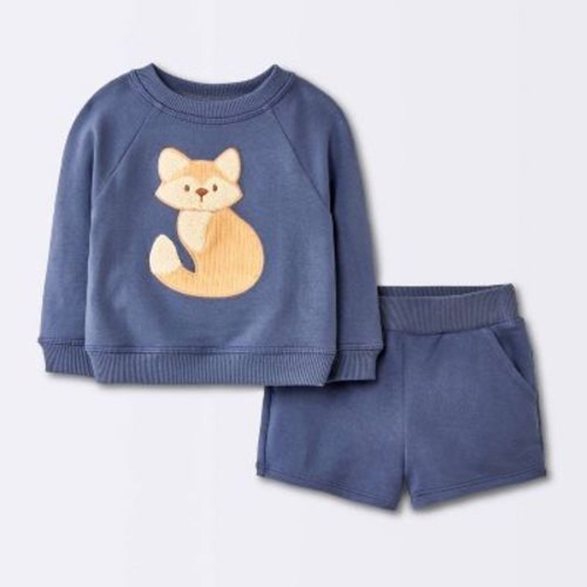 Cloud Island Newborn Fox 2pc Set boys