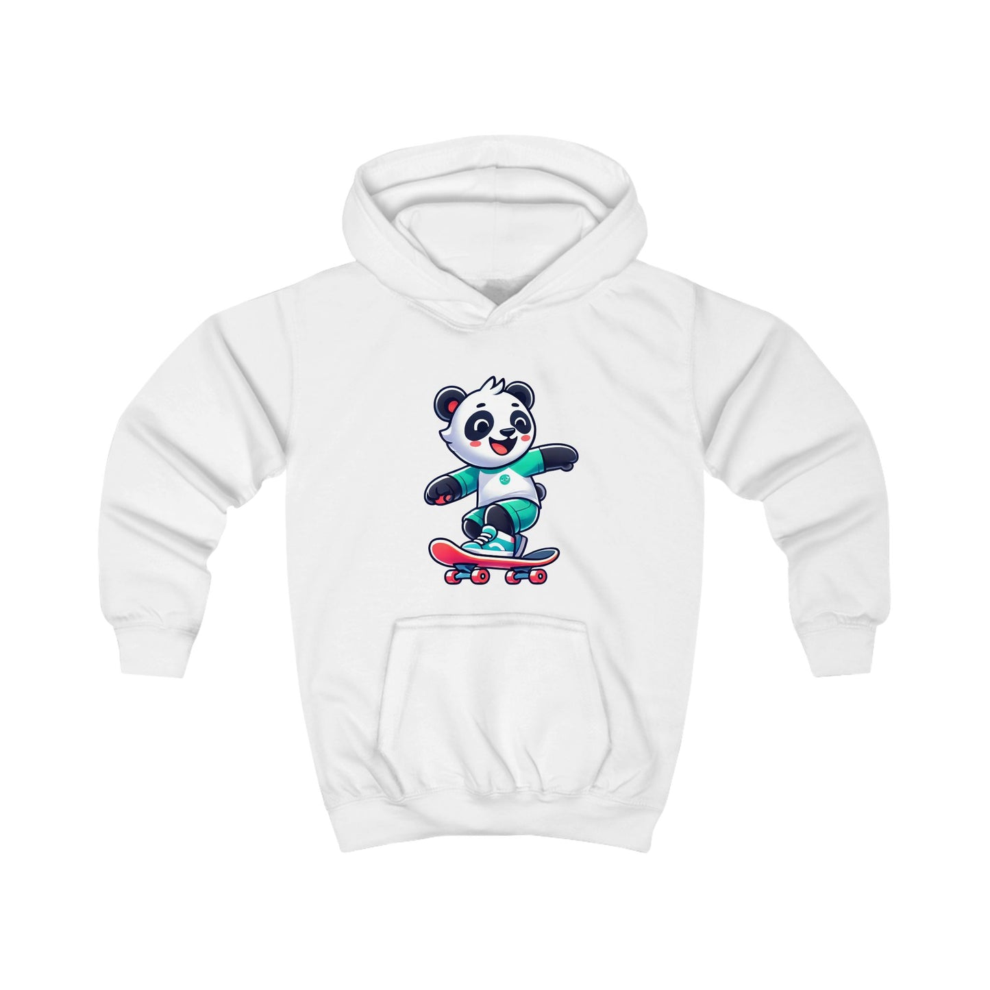 Panda Skateboard Kids Hoodie