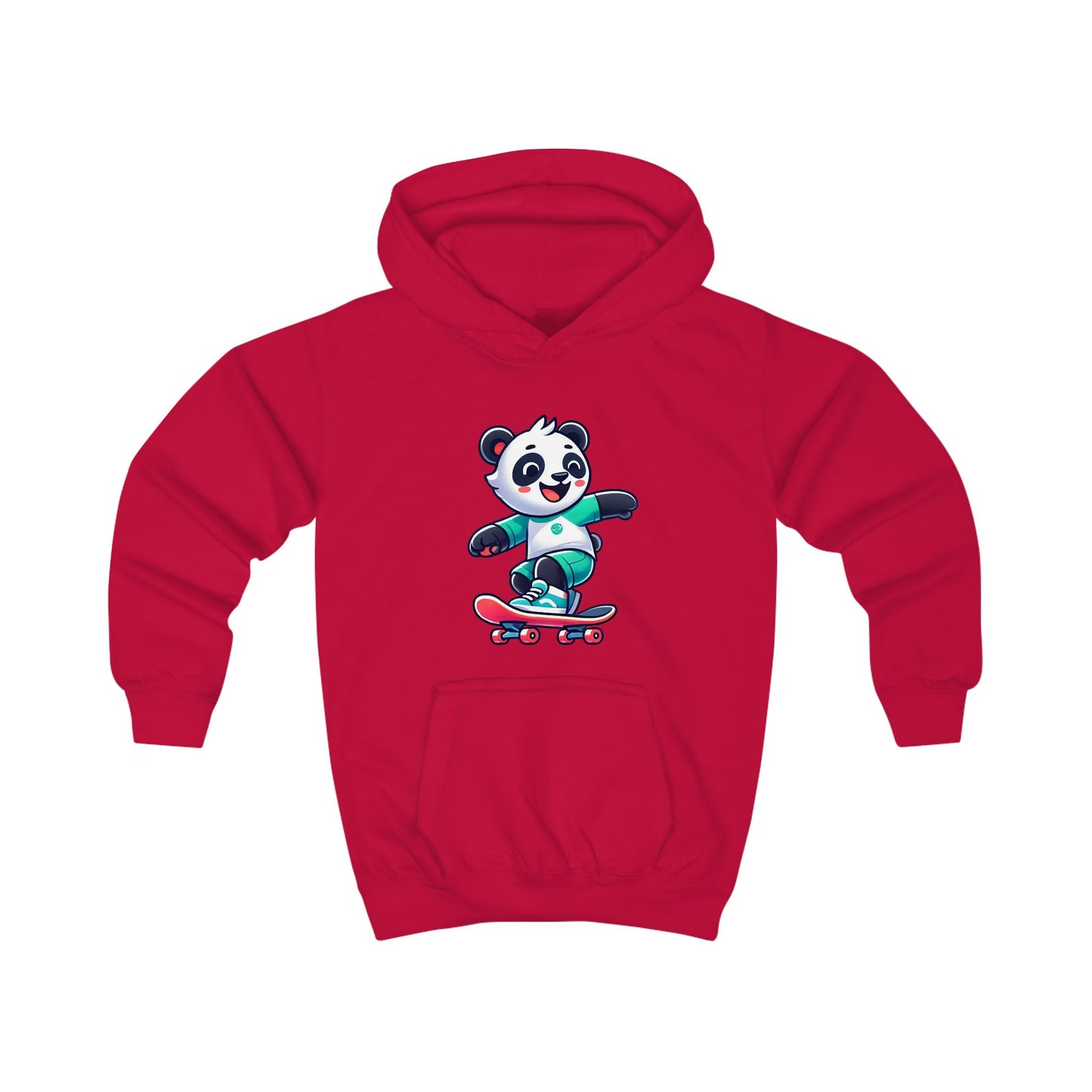 Panda Skateboard Kids Hoodie