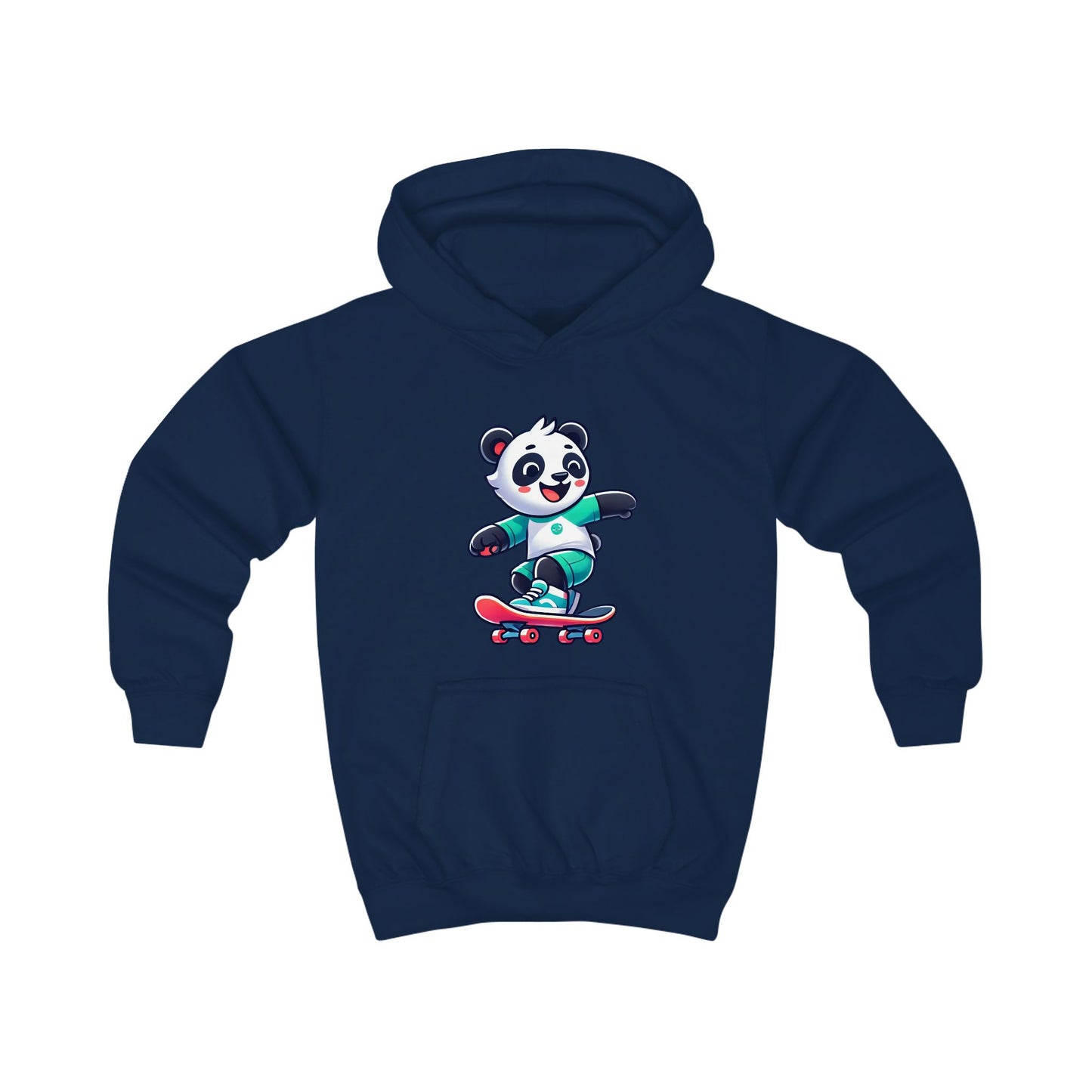 Panda Skateboard Kids Hoodie