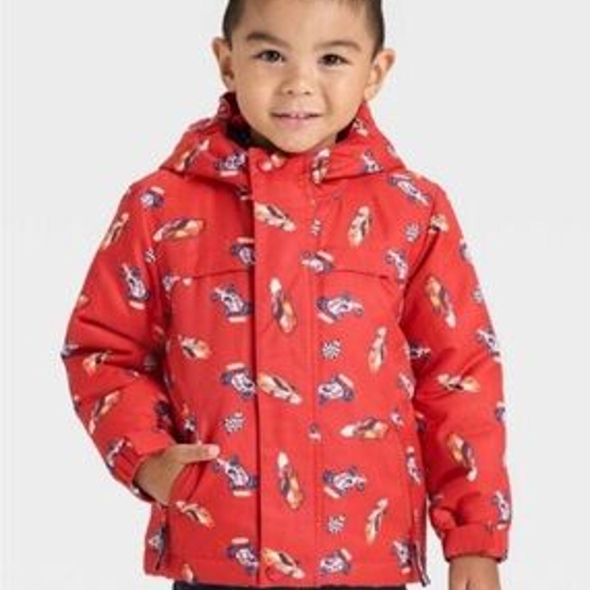 Toddler Boys' Racecar 3-in-1 Snowplay Jacket - Cat & Jack Red 2T