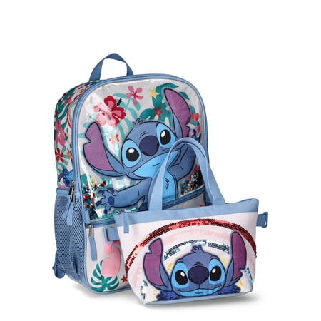 Lilo & Stitch Backpack and Lunch Bag Set Girl