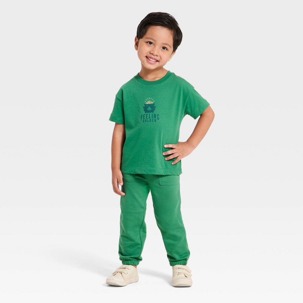 Cat & Jack Toddler Boys' St. Patrick's Day Outfit 18M