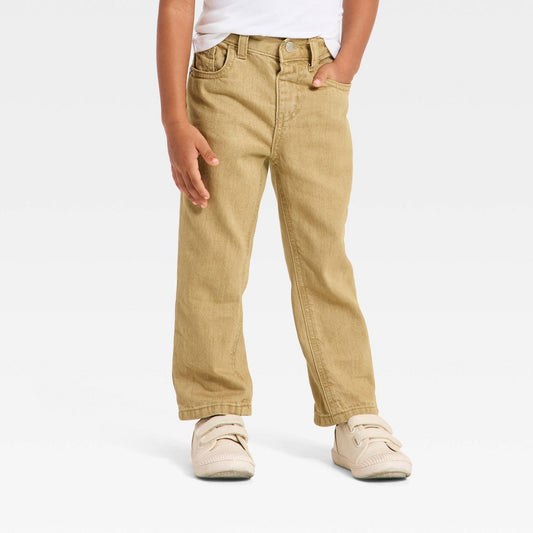 Cat & Jack Toddler Boys' Denim Pants Brown size 4T