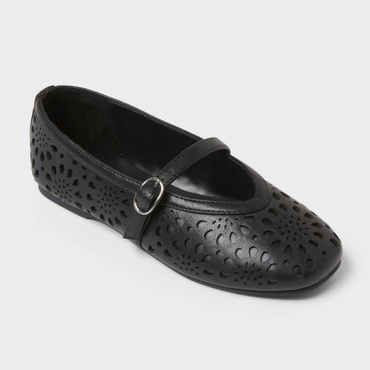 Girls' Art Class Brenda Mary Jane Flats Black 2