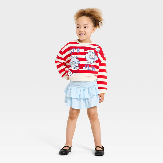 Dr. Seuss Toddler Girls' 2pc Sweatshirt & Skirt Set 5T