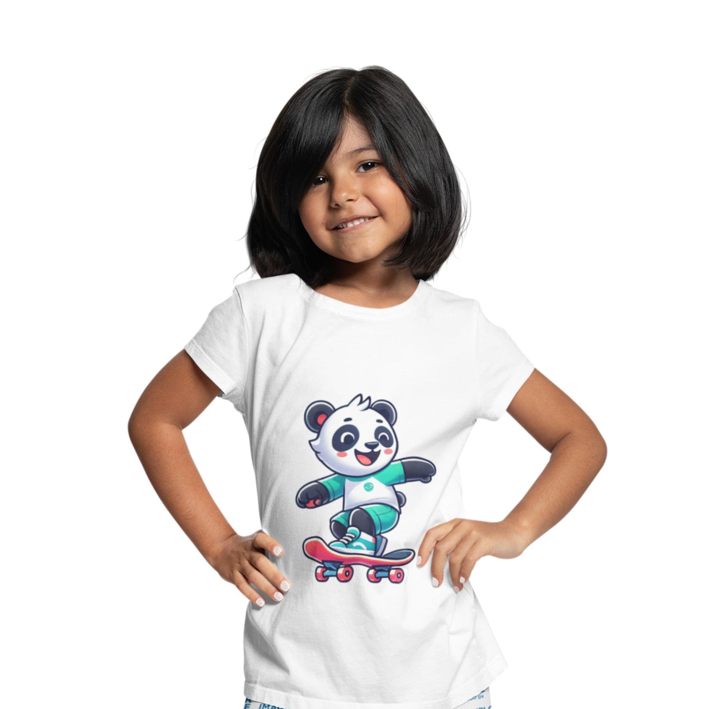 Panda Skateboard T-Shirt