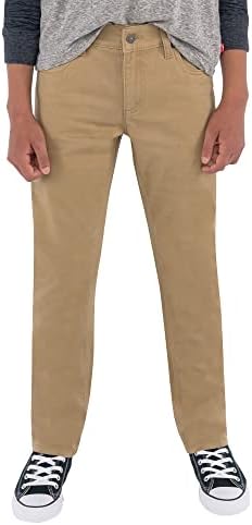 Levi's Boys' 511 Slim Fit Beige Pants, Size 20
