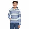 Quiksilver Boys Hoodie Blue Baja Kangaroo Pocket Long Sleeves  M