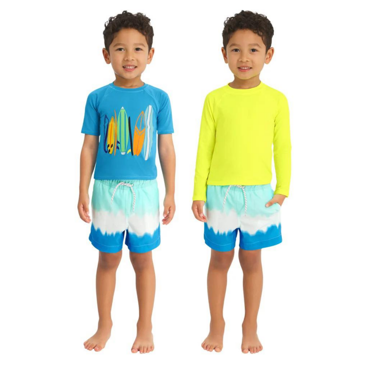 Lands End 3pack  Surf Rash Swim Guard Set boy 5