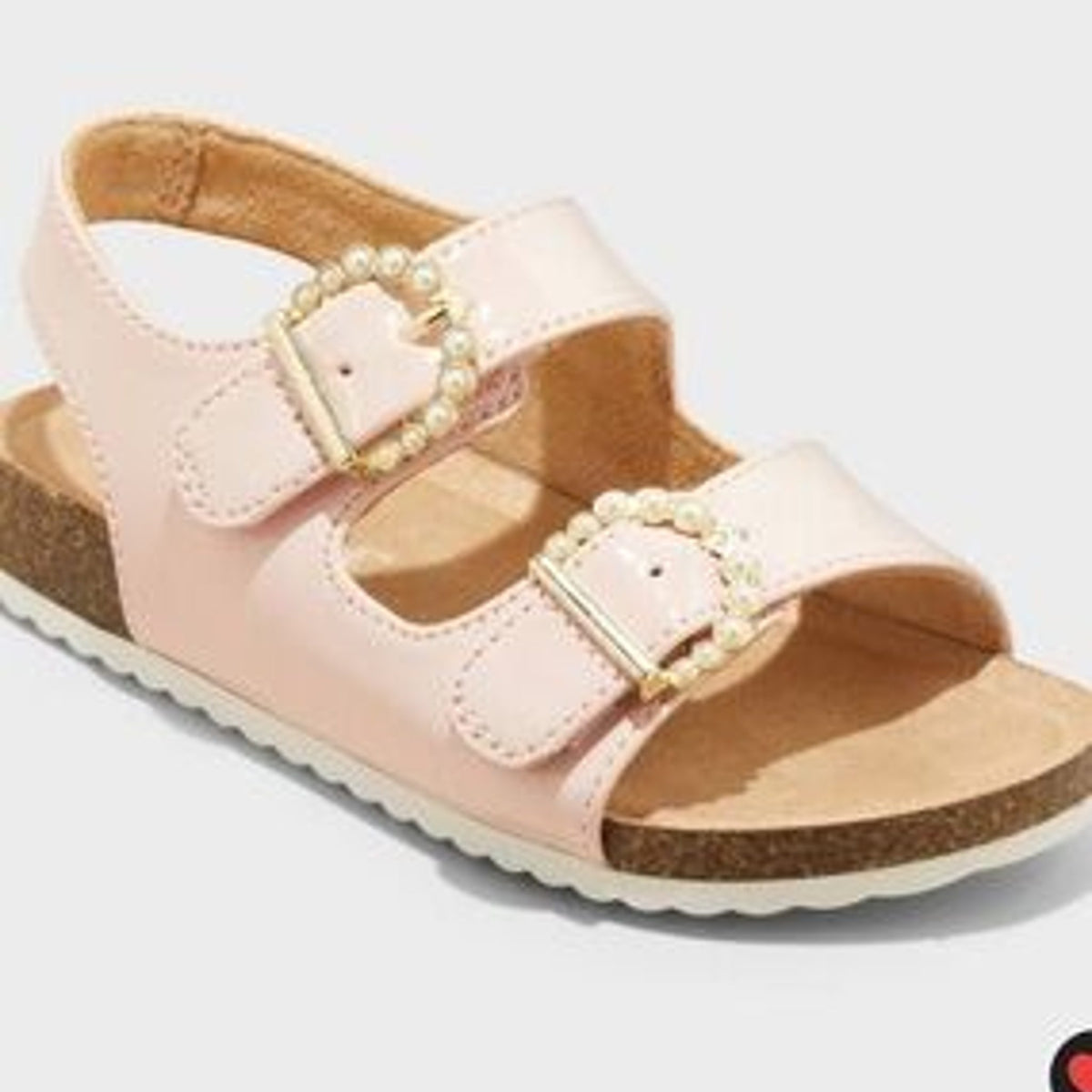 Cat & Jack Toddler Reagan Sandals Pink 6T - Contoured Footbed girl