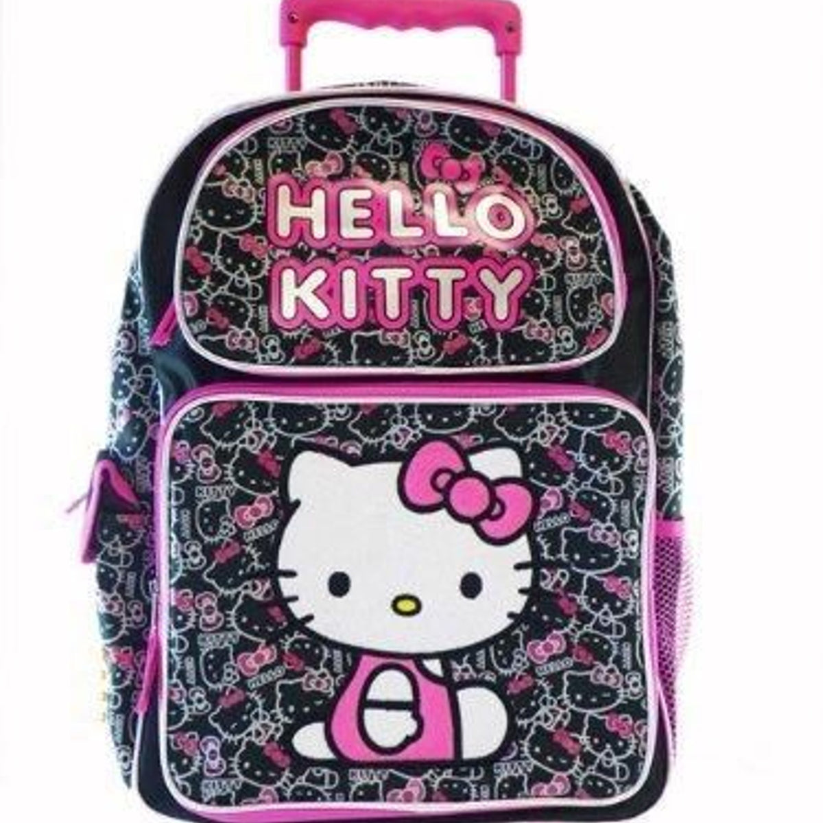 Hello Kitty Small Rolling Backpack - Hello Kitty Small Rolling School Bag OS